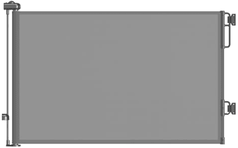 Recalled Cumbor retractable safety gate - gray